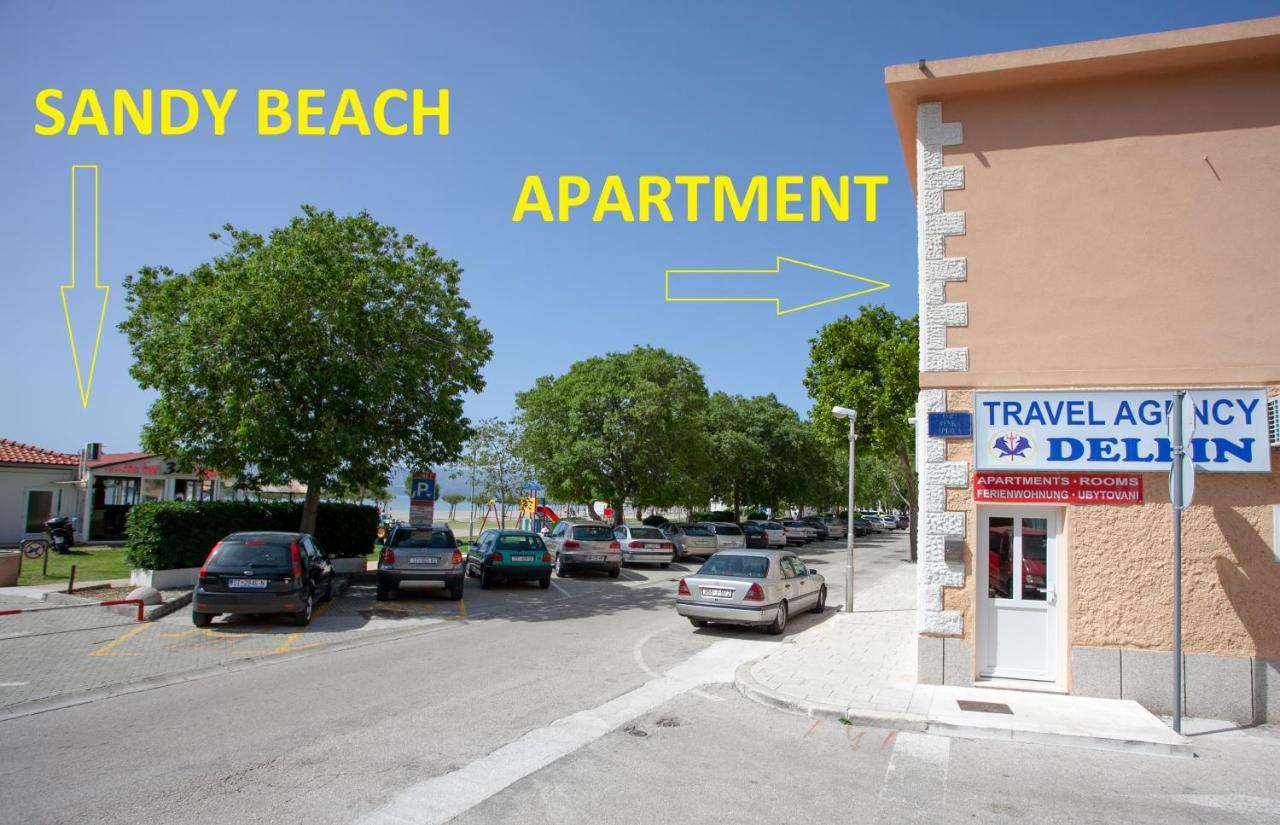 Ap Punta Next To Sandy Beach, Apartment With Garden Omis Ngoại thất bức ảnh